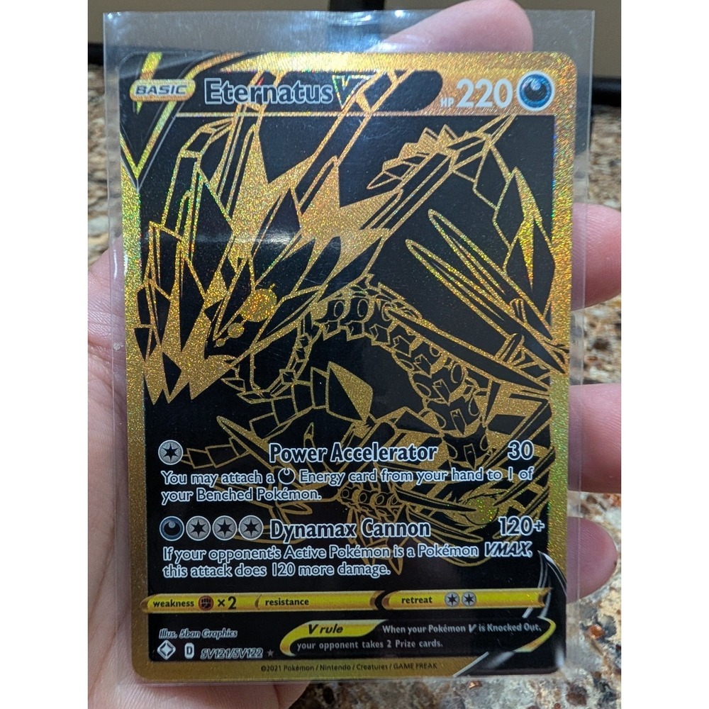 Eternatus V Shining Fates: Shiny Vault SV121/SV122 NM